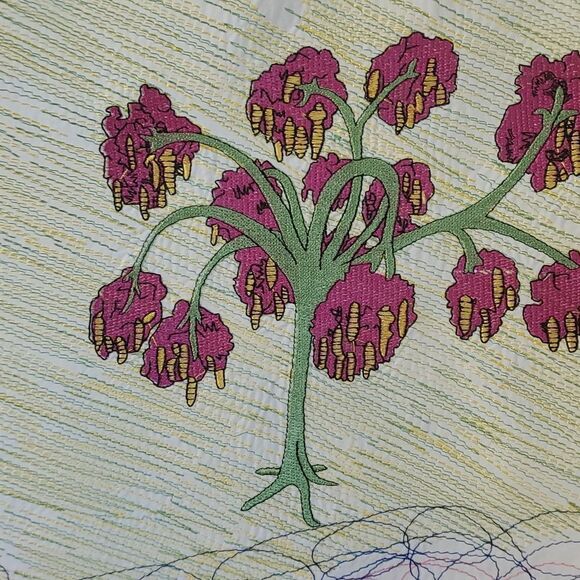 Blouse by TOO TANG, Size medium. Beautiful enbroidery. 3/4 sleeves. Artsy - Picture 4 of 12